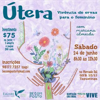 Vivência Útera - Ervas para o Feminino
